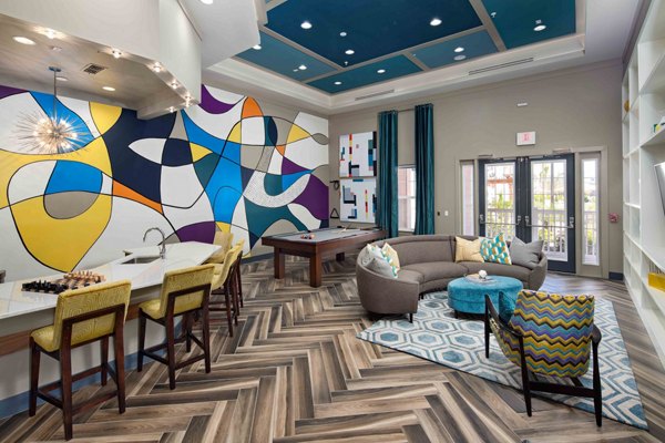 clubhouse at M South Apartments