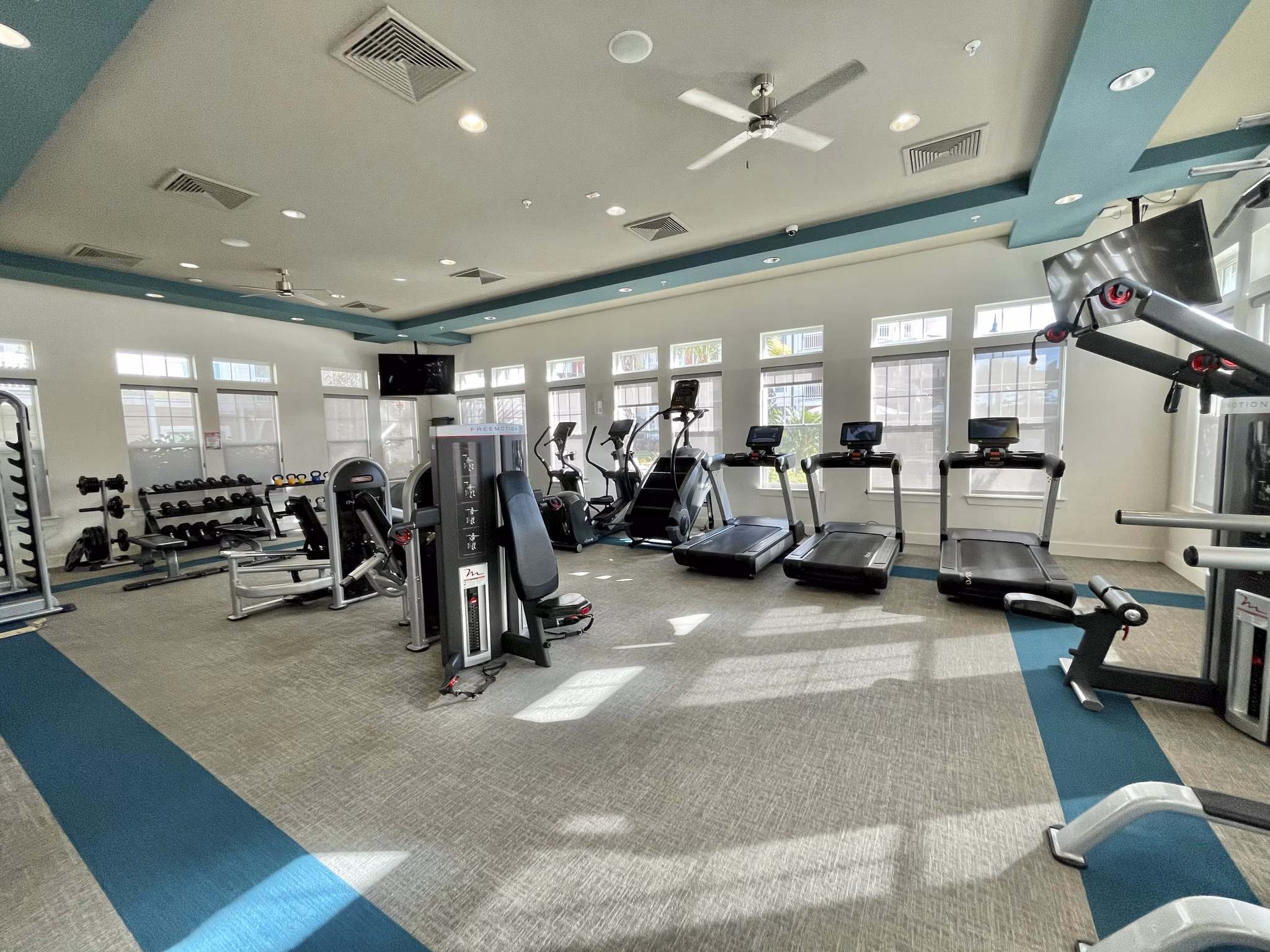 fitness center at M Southa Apartments