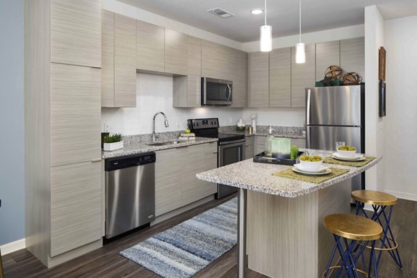 kitchen at M South Apartments