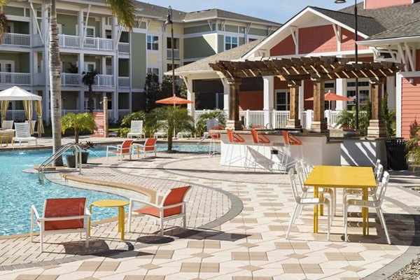 pool at M South Apartments