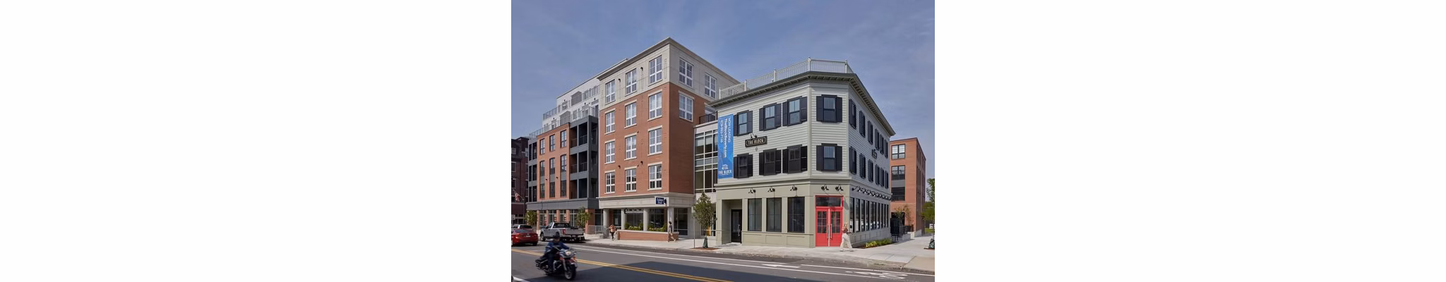 building/exterior at The Block at Odell Apartments