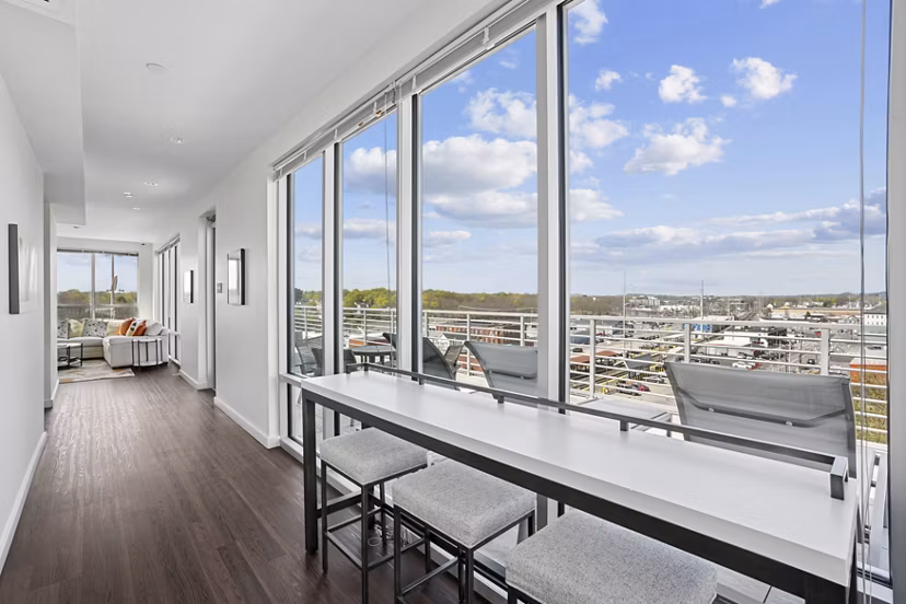 clubhouse at The Block at Odell Apartments