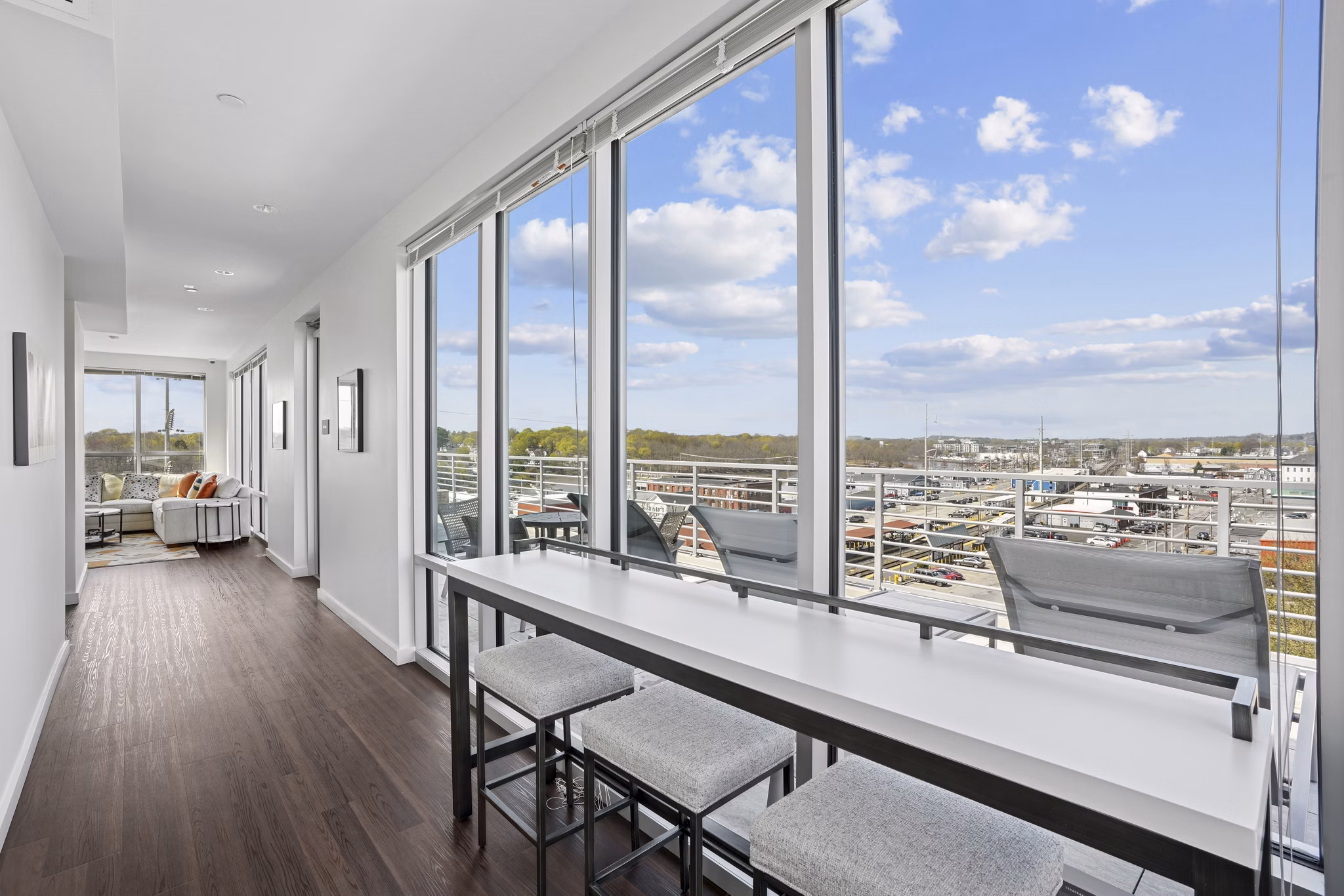 clubhouse at The Block at Odell Apartments