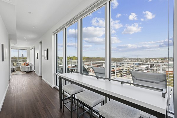 clubhouse at The Block at Odell Apartments