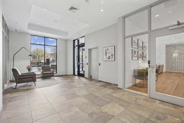 clubhouse at The Block at Odell Apartments