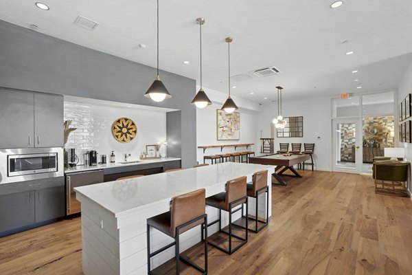 clubhouse at The Block at Odell Apartments