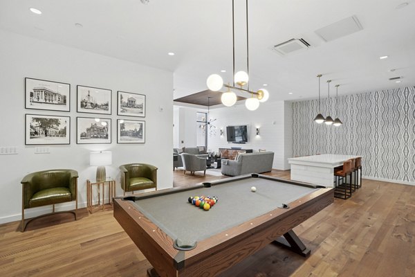 clubhouse at The Block at Odell Apartments