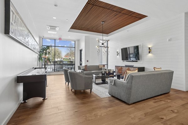 clubhouse at The Block at Odell Apartments