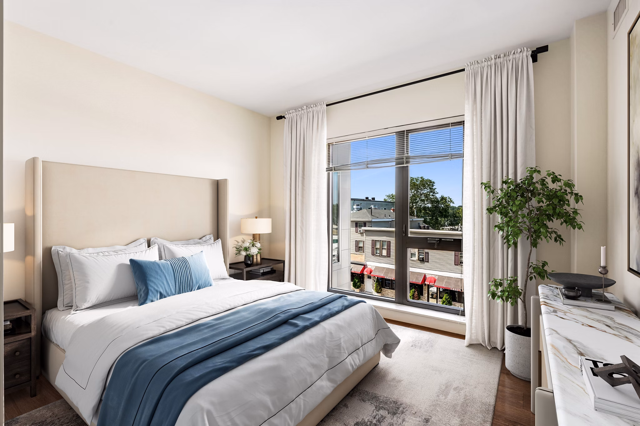 bedroom at Canvas Apartments