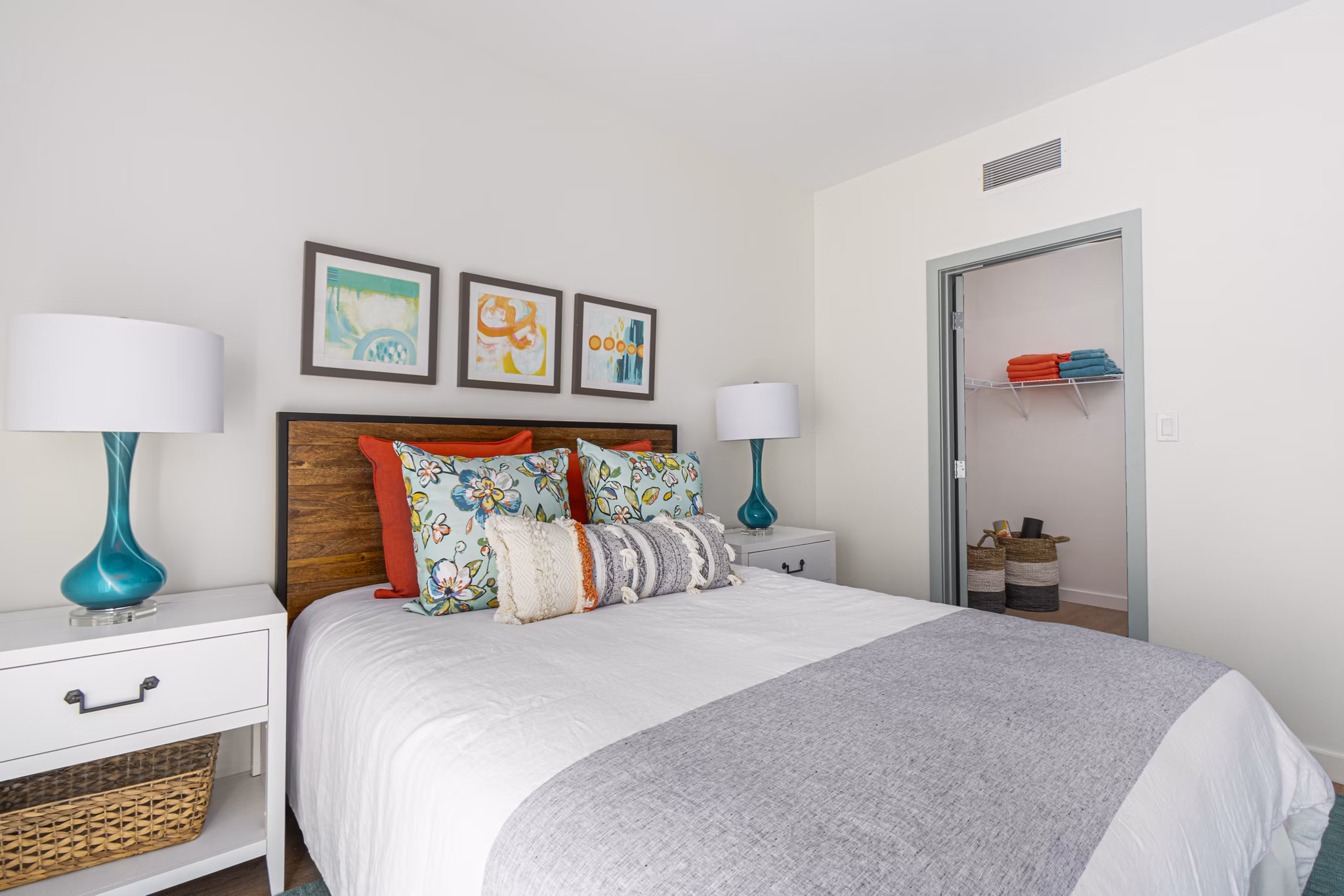 bedroom at Canvas Apartments