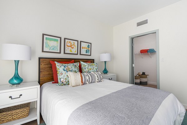 bedroom at Canvas Apartments
