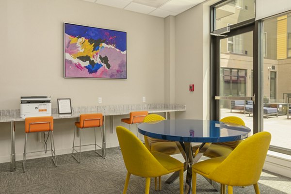 clubhouse at Canvas Apartments