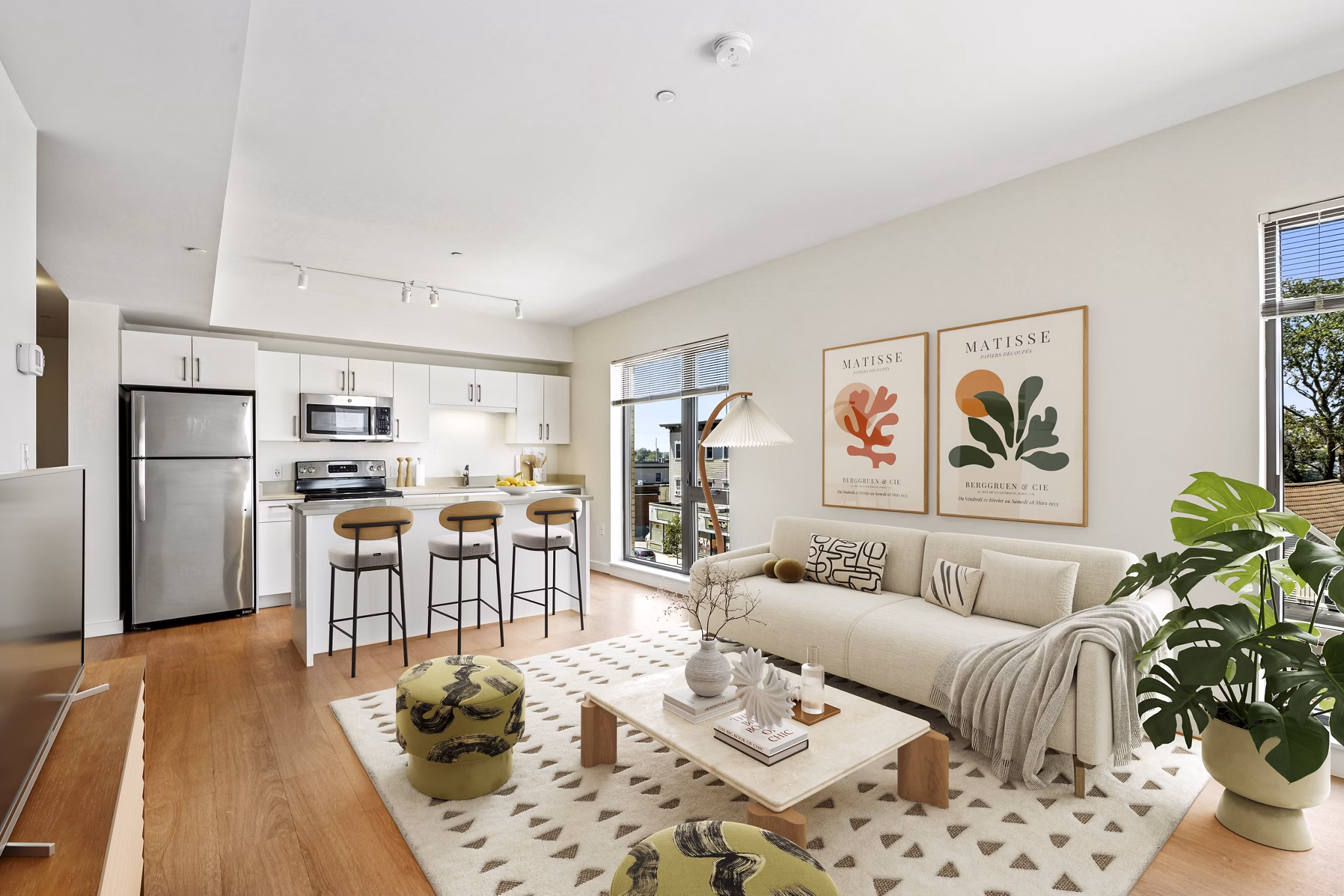 living room at Canvas Apartments