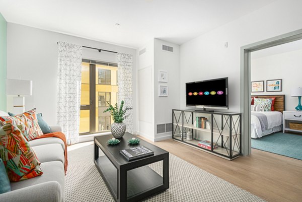 living room at Canvas Apartments