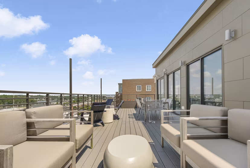 patio at Canvas Apartments