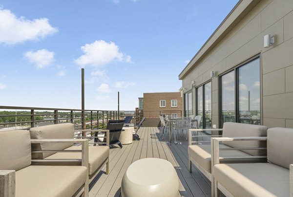 patio at Canvas Apartments
