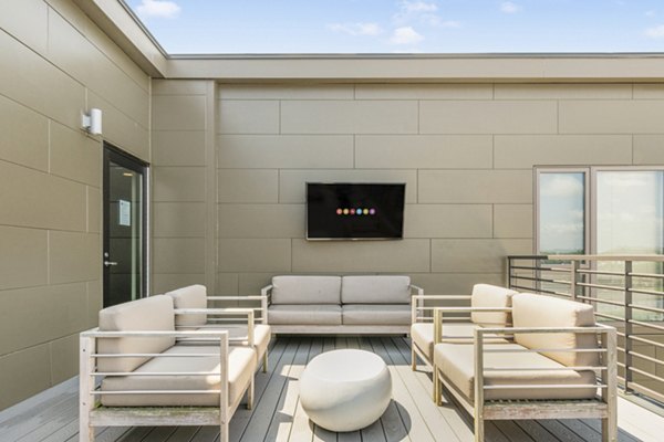 patio at Canvas Apartments