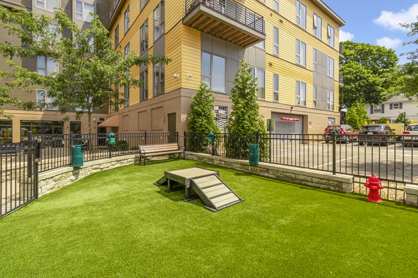dog park at Canvas Apartments