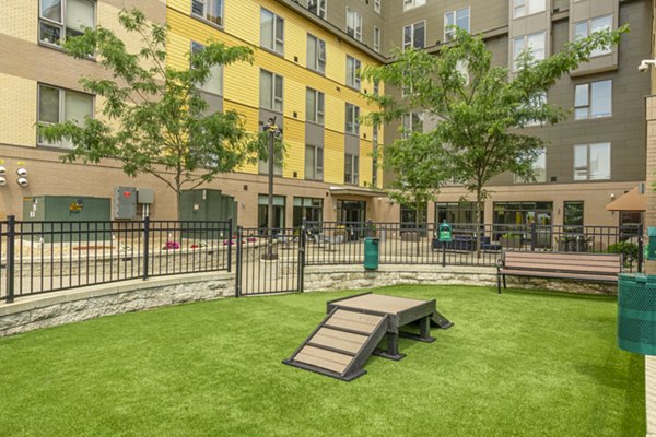 dog park at Canvas Apartments