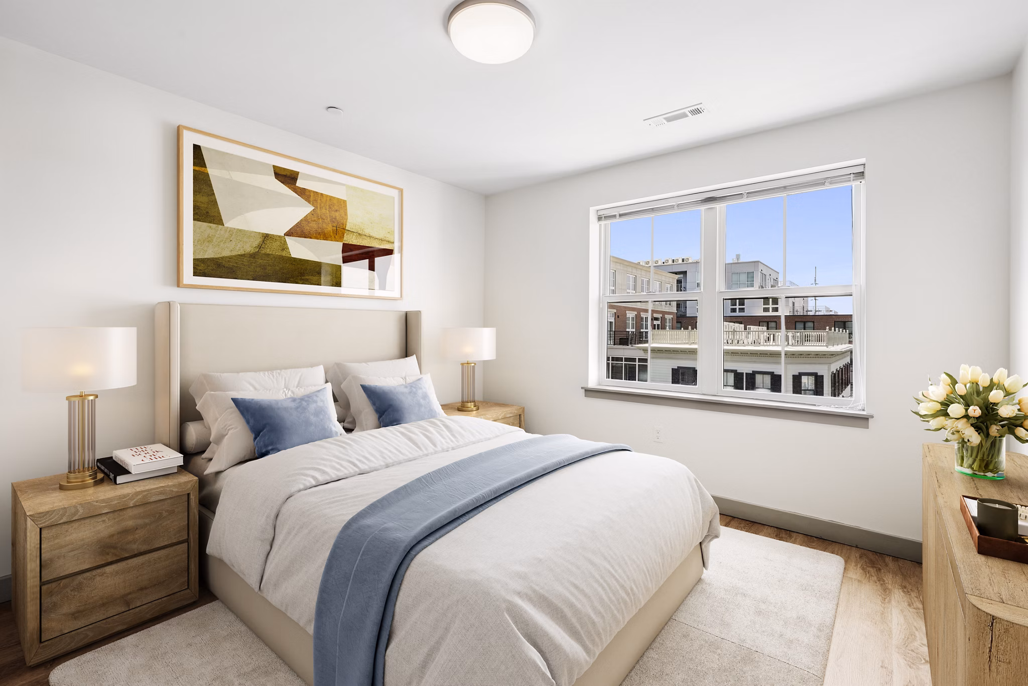 bedroom at Flats at 131 Apartments