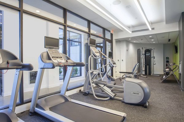 fitness center at Flats at 131 Apartments 