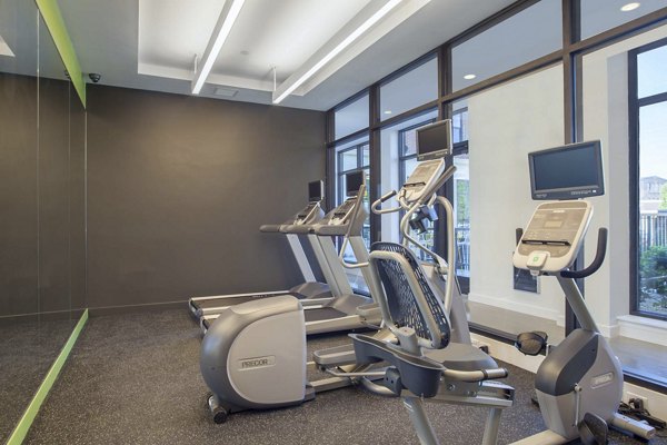 fitness center at Flats at 131 Apartments 