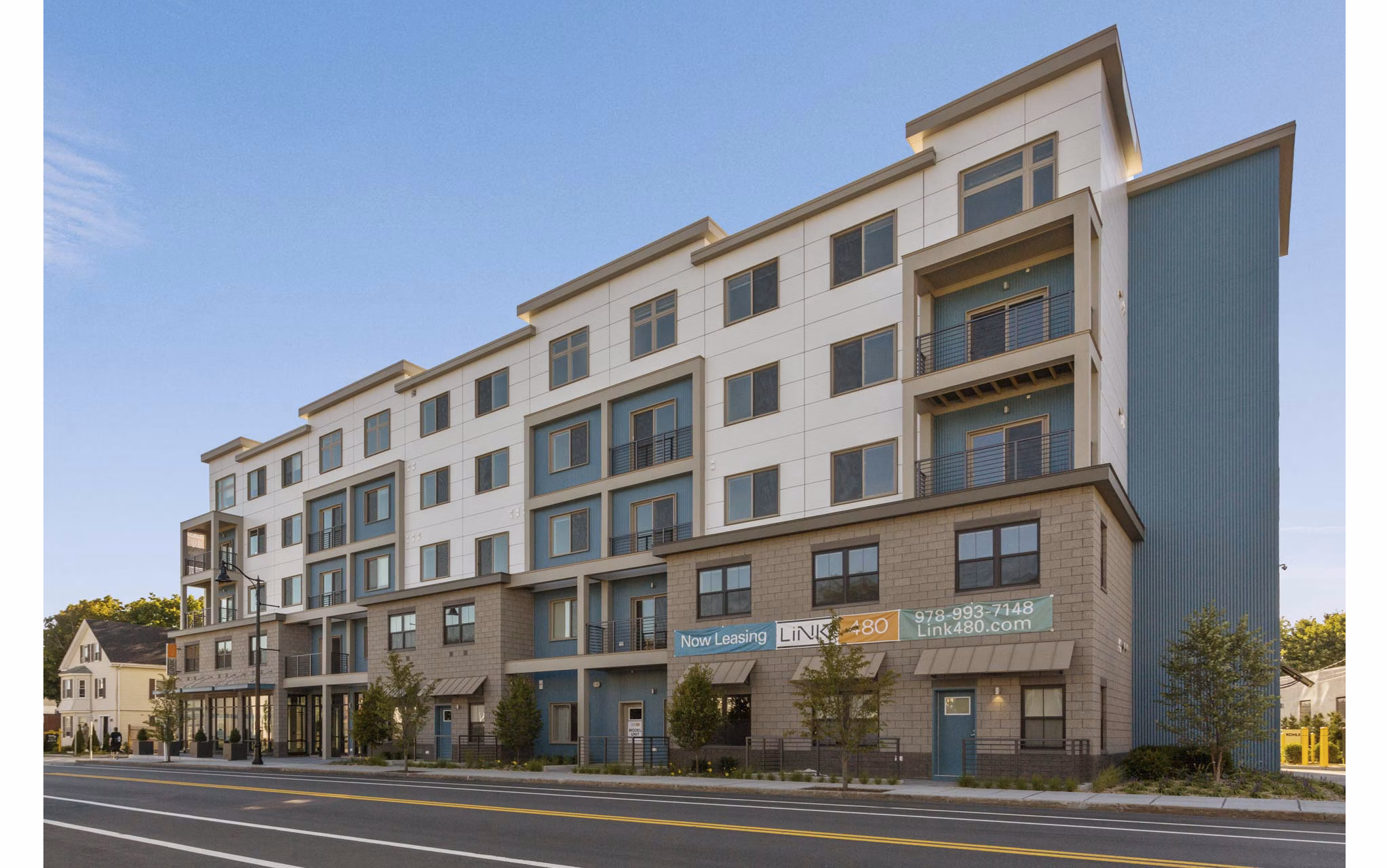 building at Link 480 Apartments