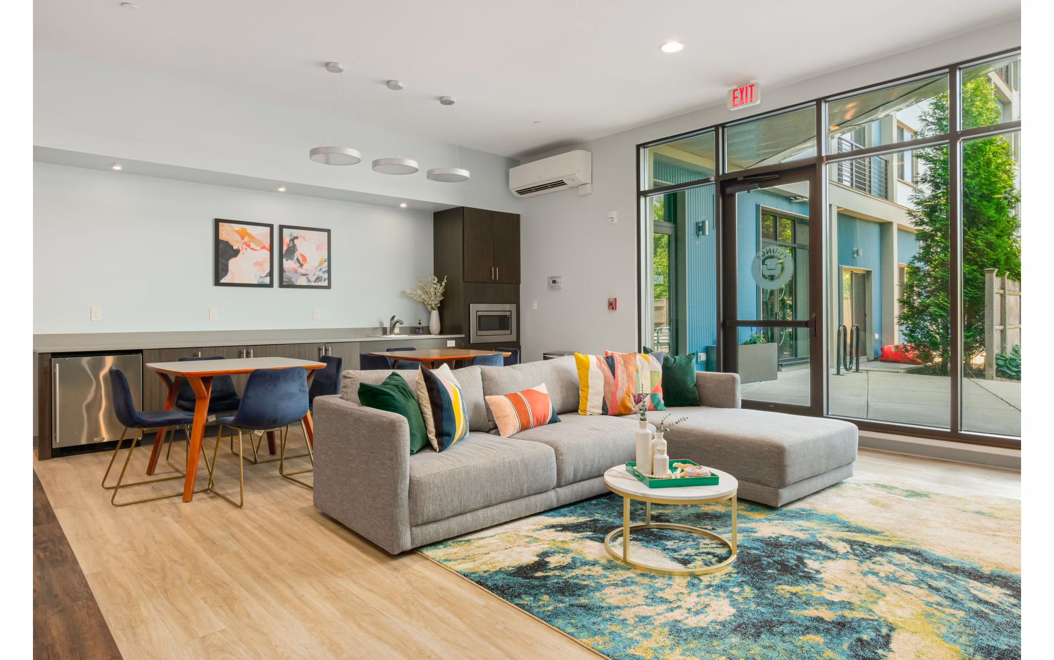 clubhouse at Link 480 Apartments