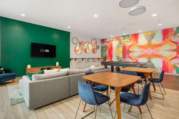 clubhouse at Link 480 Apartments
