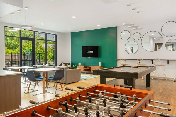 game room at Link 480 Apartments