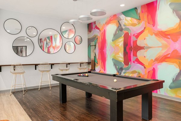 game room at Link 480 Apartments