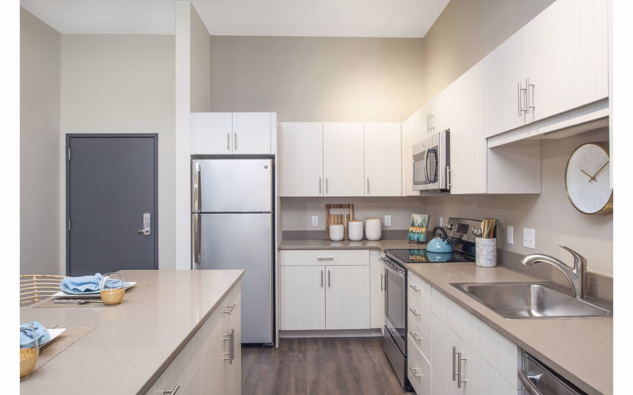kitchen at Link 480 Apartments