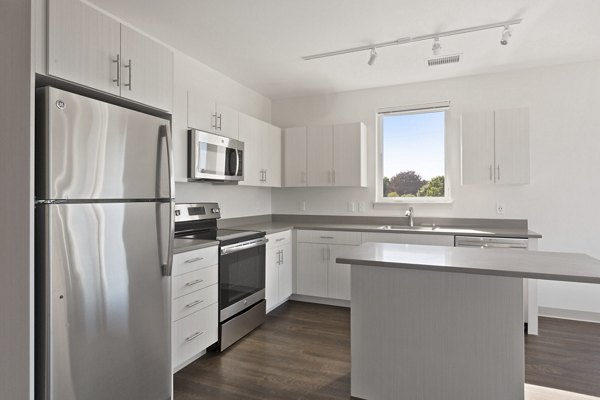 kitchen at Link 480 Apartments