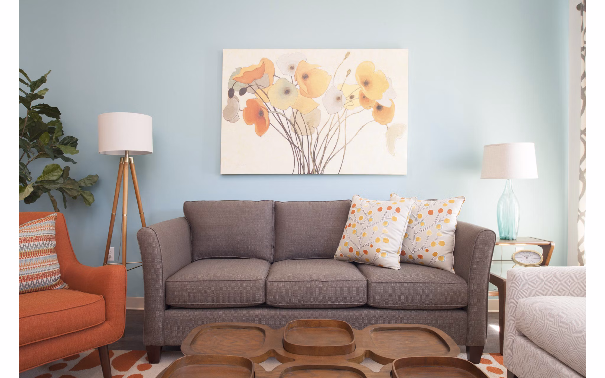 living room at Link 480 Apartments