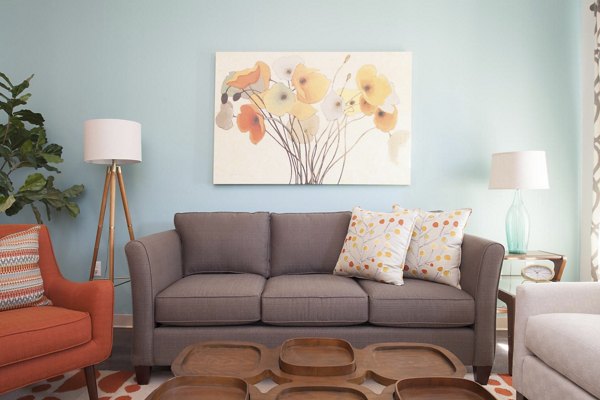 living room at Link 480 Apartments