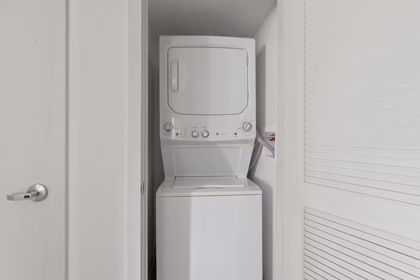 laundry facility at Link 480 Apartments