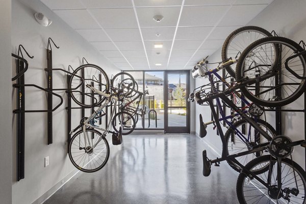 bike storage at Link 480 Apartments