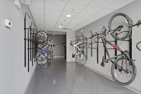 bike storage at Link 480 Apartments