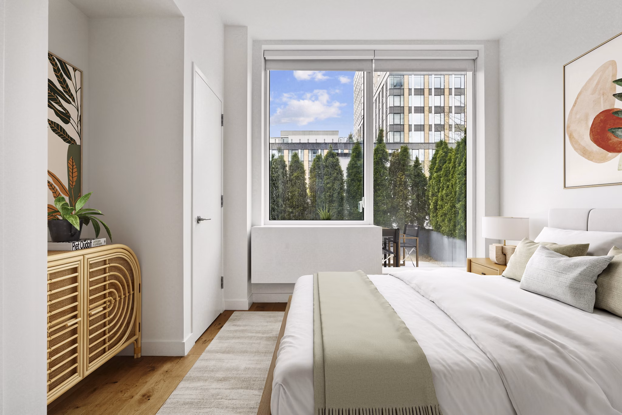 bedroom at The Artisan Apartments