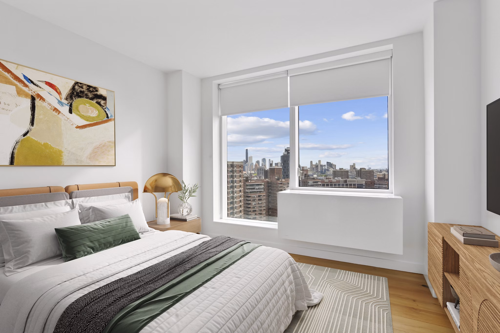 bedroom at The Artisan Apartments