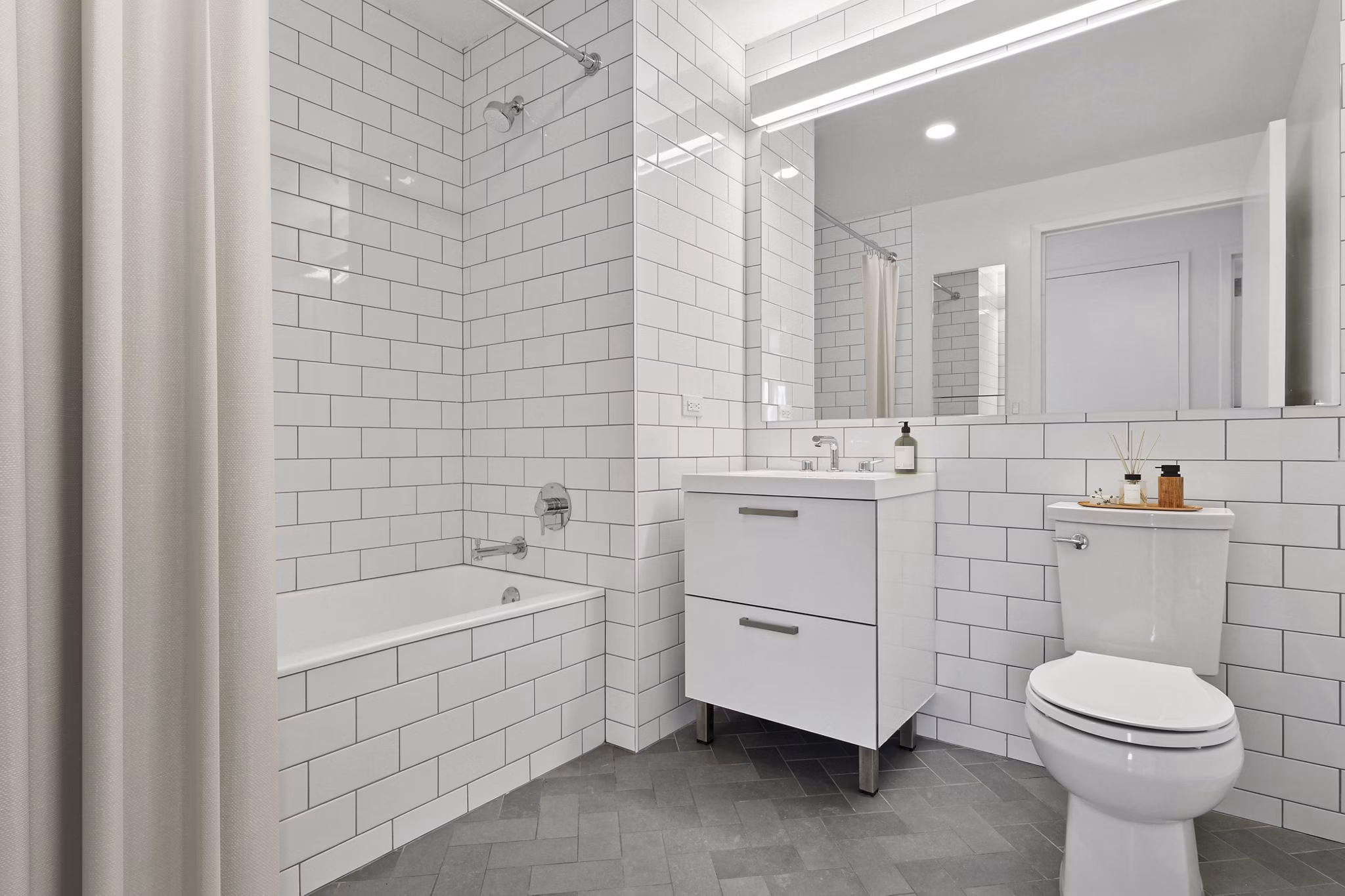 bathroom at The Artisan Apartments