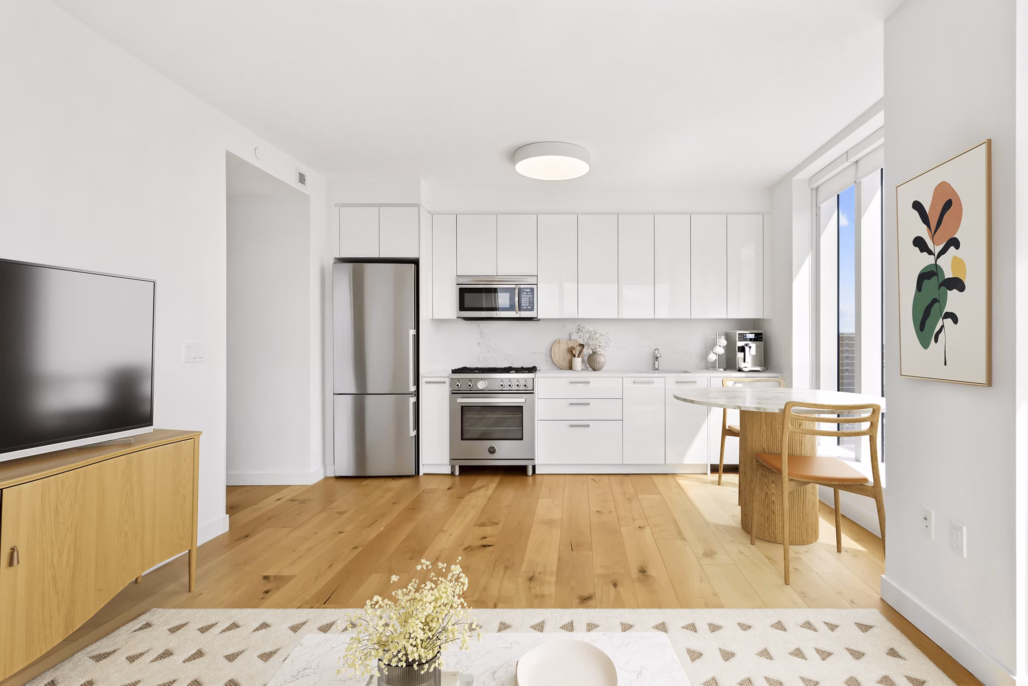kitchen at The Artisan Apartments