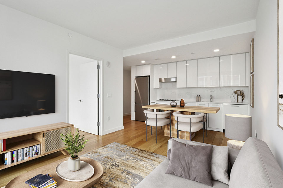 living room at The Artisan Apartments