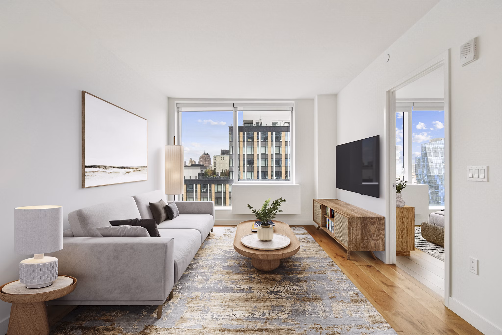 living room at The Artisan Apartments