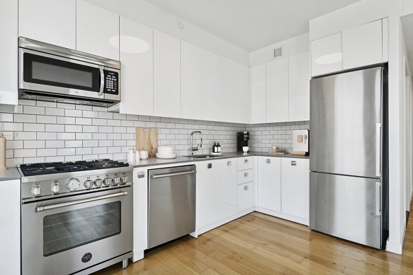 kitchen at The Essex Apartments