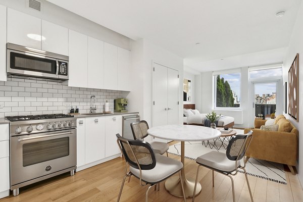kitchen at The Essex Apartments