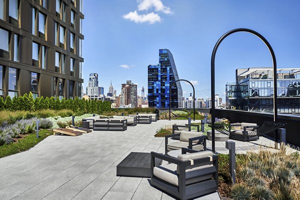 patio at The Essex Apartments