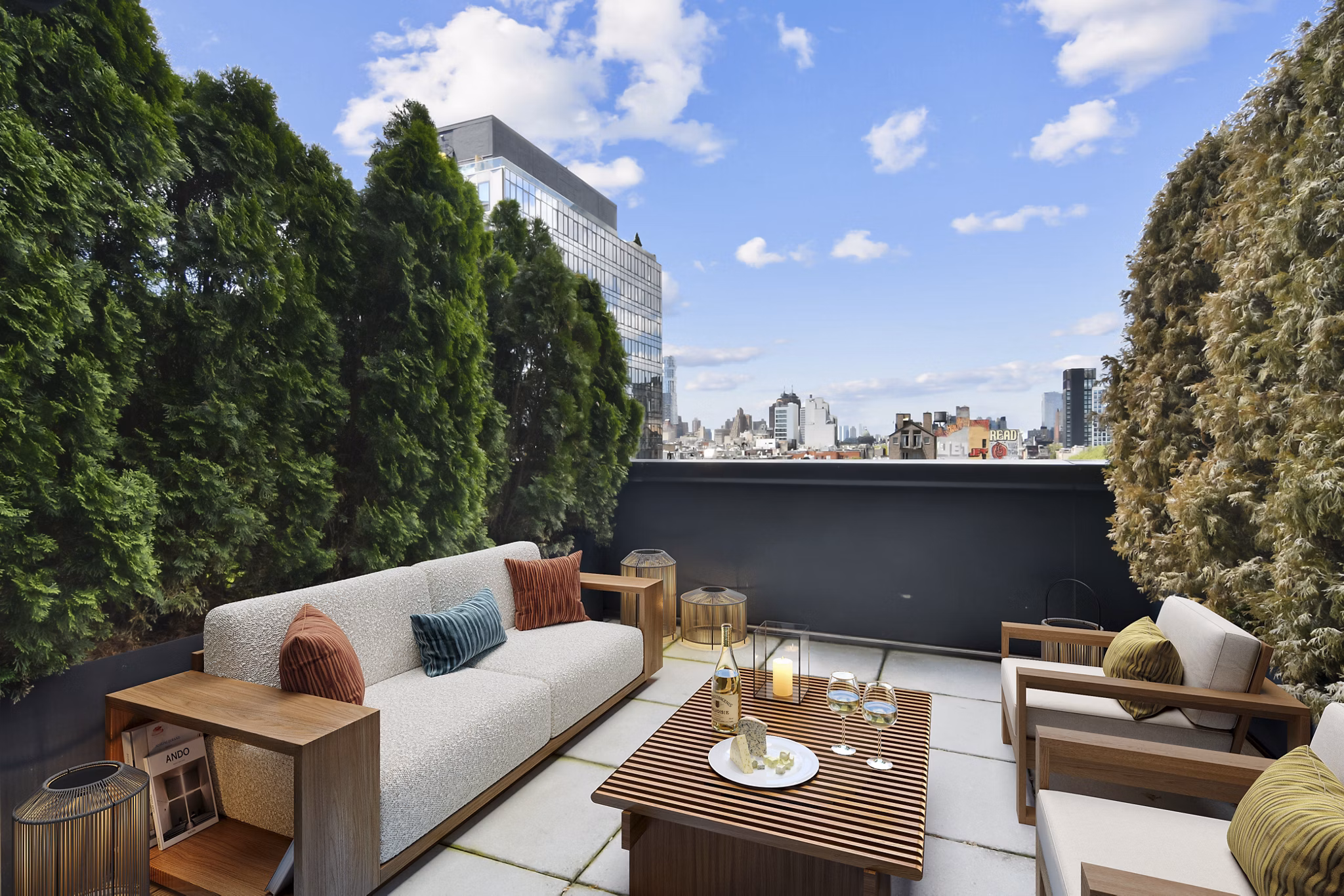 patio at The Essex Apartments