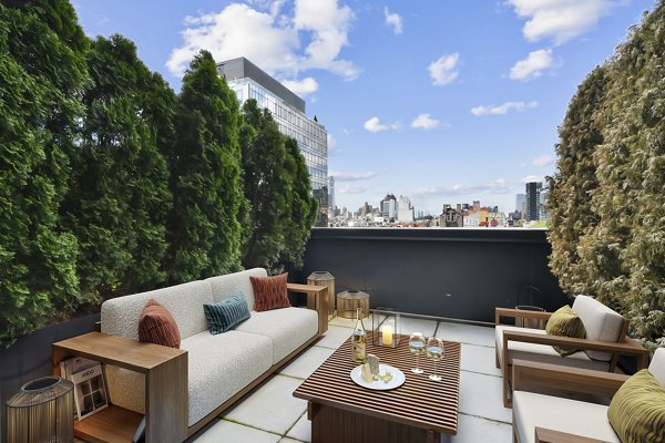 patio at The Essex Apartments