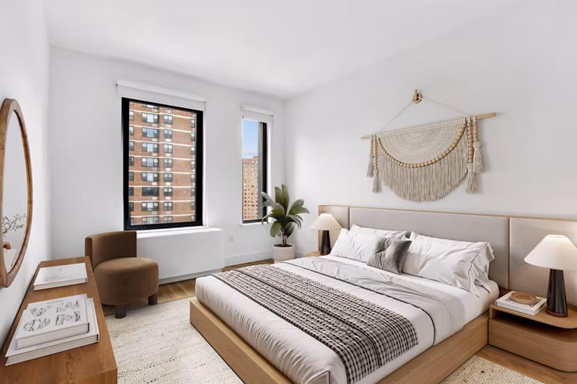 bedroom at The Rollins Apartments